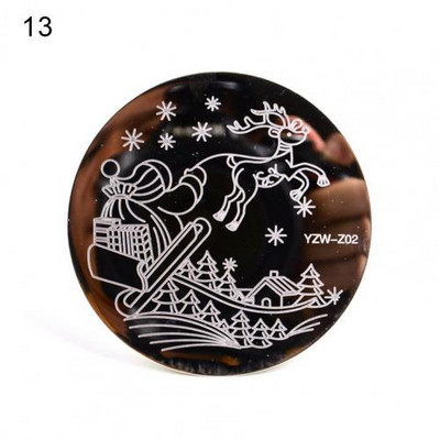 Univerzális nyomdai stencil manikűr művészeti bélyegsablonok körömbélyegző lemez tömör köröm készítés