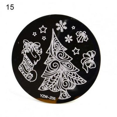 Univerzális nyomdai stencil manikűr művészeti bélyegsablonok körömbélyegző lemez tömör köröm készítés