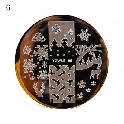 Univerzális nyomdai stencil manikűr művészeti bélyegsablonok körömbélyegző lemez tömör köröm készítés