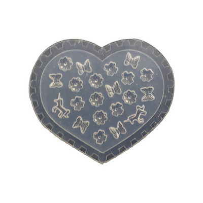 Gemstone Butterfly 3D ακρυλικό καλούπι νυχιών Palace Διακοσμήσεις νυχιών DIY Σχέδιο σιλικόνης Καλούπι για μανικιούρ Νυχιών Πρότυπο Σφραγίδα νυχιών