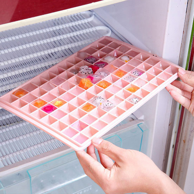 60/96 Grid Ice Mold Square Bar Παρασκευαστής ποτών No Cover Παγωτό Creative Cube Mold Cube Box Big Mold Εργαλεία κουζίνας