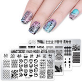 Rectangle Nail Art Stamper Templates DIY Design Plate Nail Design Plate Image Plate Nail Art Tools