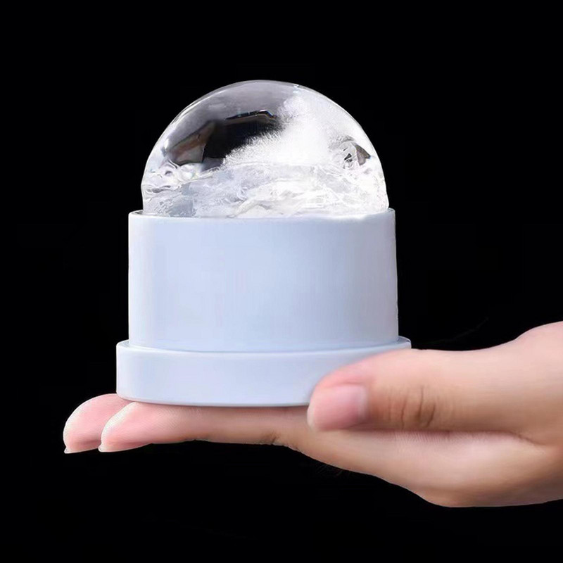 Szilikon jégkorong forma whisky kerek jégkészítő szilikon gömb alakú konyhai gyorskészítő jégfagyasztó kütyü barkácstálca gép X4x4