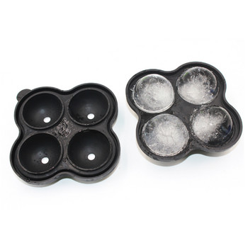 Νέο Whisky Ice Cube Maker Mold Mold Mold Αξεσουάρ τούβλο στρογγυλό μπαρ Εργαλεία κουζίνας υψηλής ποιότητας σε μαύρο χρώμα