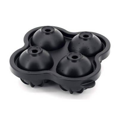 Uus viski jääkuubikumasin pallivormi vorm telliskivi ümmargune riba tarvikud kvaliteetse musta värvi jäävormi köögitööriistad