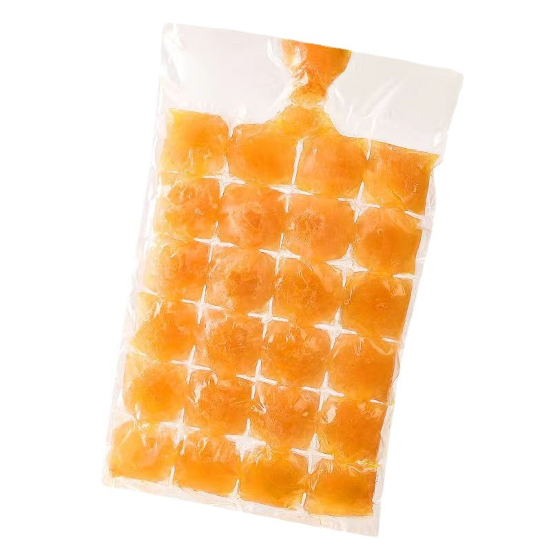 Suvine joogijääkuubiku vormi ühekordne isesulguv kott läbipaistev isetegemise kiirkülmutav jää valmistamise vormikott köögividinad