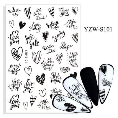 3D αυτοκόλλητα για νύχια Αυτοκόλλητα Mandala Crystal Nail Art Decorations Flower Moon Line Star Sticker Nail Foil Αξεσουάρ