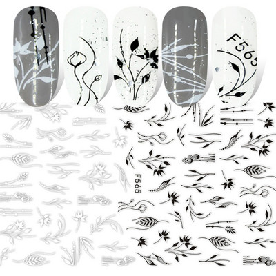 1 τεμ. Sliders για νύχια 3D Αυτοκόλλητα Αυτοκόλλητα Κοχύλι Σχέδια Φύλλων Φρούτων Καλοκαιρινά Διακοσμητικά Αξεσουάρ Nail Art NFF644-653