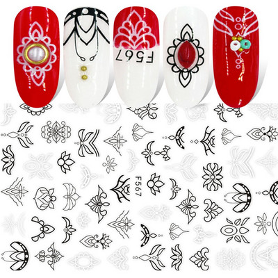 1 τεμ. Sliders για νύχια 3D Αυτοκόλλητα Αυτοκόλλητα Κοχύλι Σχέδια Φύλλων Φρούτων Καλοκαιρινά Διακοσμητικά Αξεσουάρ Nail Art NFF644-653