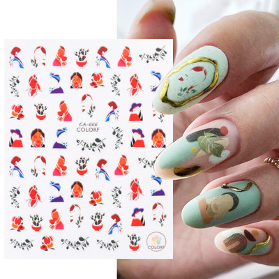 1 τεμ. Sliders για νύχια 3D Αυτοκόλλητα Αυτοκόλλητα Κοχύλι Σχέδια Φύλλων Φρούτων Καλοκαιρινά Διακοσμητικά Αξεσουάρ Nail Art NFF644-653