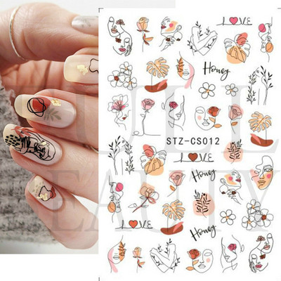 1 τεμ. Sliders για νύχια 3D Αυτοκόλλητα Αυτοκόλλητα Κοχύλι Σχέδια Φύλλων Φρούτων Καλοκαιρινά Διακοσμητικά Αξεσουάρ Nail Art NFF644-653