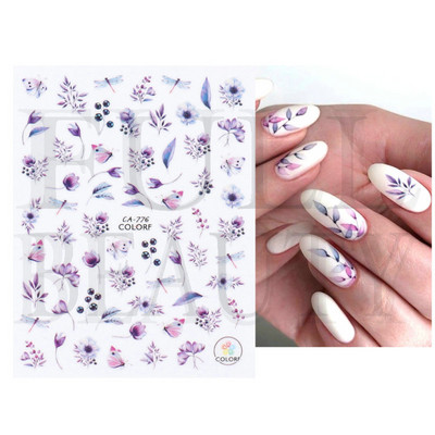 1 τεμ. Sliders για νύχια 3D Αυτοκόλλητα Αυτοκόλλητα Κοχύλι Σχέδια Φύλλων Φρούτων Καλοκαιρινά Διακοσμητικά Αξεσουάρ Nail Art NFF644-653