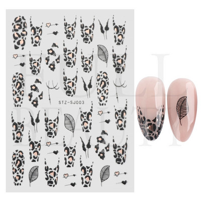 1 τεμ. Sliders για νύχια 3D Αυτοκόλλητα Αυτοκόλλητα Κοχύλι Σχέδια Φύλλων Φρούτων Καλοκαιρινά Διακοσμητικά Αξεσουάρ Nail Art NFF644-653