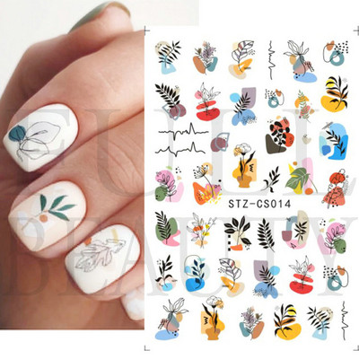 1 τεμ. Sliders για νύχια 3D Αυτοκόλλητα Αυτοκόλλητα Κοχύλι Σχέδια Φύλλων Φρούτων Καλοκαιρινά Διακοσμητικά Αξεσουάρ Nail Art NFF644-653
