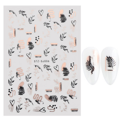 1 τεμ. Sliders για νύχια 3D Αυτοκόλλητα Αυτοκόλλητα Κοχύλι Σχέδια Φύλλων Φρούτων Καλοκαιρινά Διακοσμητικά Αξεσουάρ Nail Art NFF644-653