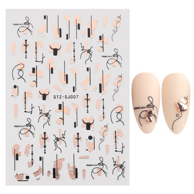 1 τεμ. Sliders για νύχια 3D Αυτοκόλλητα Αυτοκόλλητα Κοχύλι Σχέδια Φύλλων Φρούτων Καλοκαιρινά Διακοσμητικά Αξεσουάρ Nail Art NFF644-653