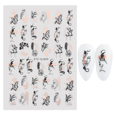 1 τεμ. Sliders για νύχια 3D Αυτοκόλλητα Αυτοκόλλητα Κοχύλι Σχέδια Φύλλων Φρούτων Καλοκαιρινά Διακοσμητικά Αξεσουάρ Nail Art NFF644-653