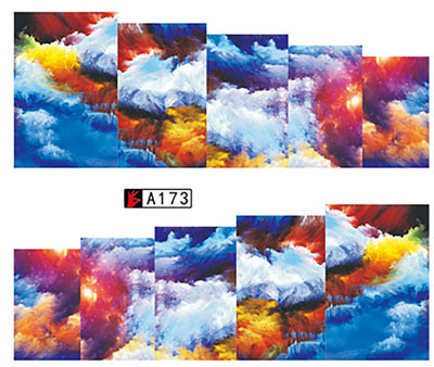 Čarobni klizači zvjezdanog neba za nokte Nail Art Decoration Cool i intenzivne boje Naljepnice za nokte Space Nebula Naljepnice za nokte