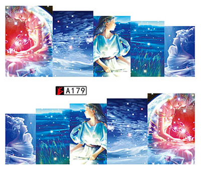 Čarobni klizači zvjezdanog neba za nokte Nail Art Decoration Cool i intenzivne boje Naljepnice za nokte Space Nebula Naljepnice za nokte