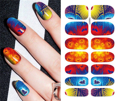 Čarobni klizači zvjezdanog neba za nokte Nail Art Decoration Cool i intenzivne boje Naljepnice za nokte Space Nebula Naljepnice za nokte