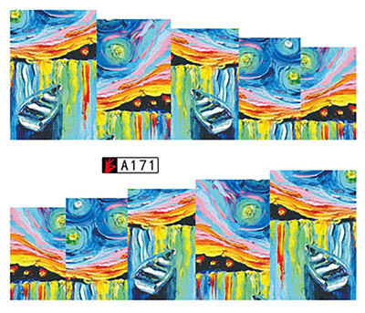 Čarobni klizači zvjezdanog neba za nokte Nail Art Decoration Cool i intenzivne boje Naljepnice za nokte Space Nebula Naljepnice za nokte