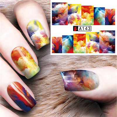 Čarobni klizači zvjezdanog neba za nokte Nail Art Decoration Cool i intenzivne boje Naljepnice za nokte Space Nebula Naljepnice za nokte