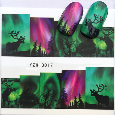 Čarobni klizači zvjezdanog neba za nokte Nail Art Decoration Cool i intenzivne boje Naljepnice za nokte Space Nebula Naljepnice za nokte