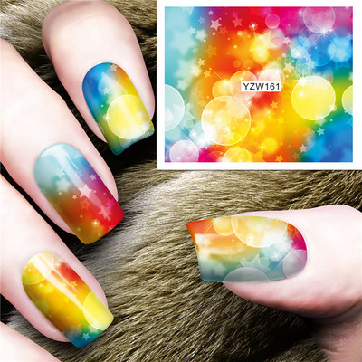 Čarobni klizači zvjezdanog neba za nokte Nail Art Decoration Cool i intenzivne boje Naljepnice za nokte Space Nebula Naljepnice za nokte