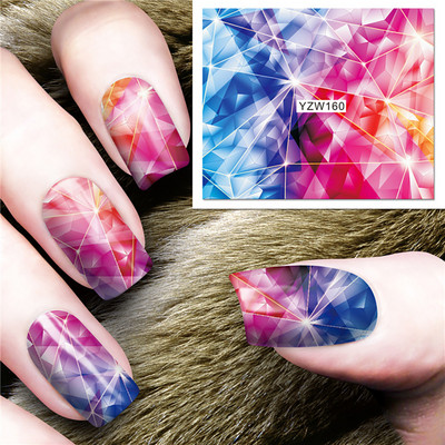 Čarobni klizači zvjezdanog neba za nokte Nail Art Decoration Cool i intenzivne boje Naljepnice za nokte Space Nebula Naljepnice za nokte