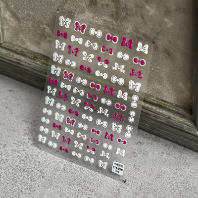 Kiváló minőségű aranyos szerelem csillag virág 5D csúszkák körmökhöz Rajzfilm Bear Ragasztó körömdíszítés matrica tippek Kiegészítők