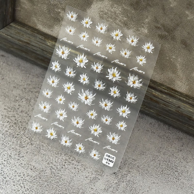 Kiváló minőségű aranyos szerelem csillag virág 5D csúszkák körmökhöz Rajzfilm Bear Ragasztó körömdíszítés matrica tippek Kiegészítők