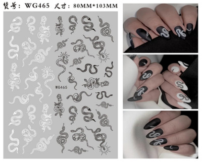 3D Starry Star Nail Art Naljepnica Alien Sun Flowers Feather Star Moon Savjeti za nokte Dekoracija Samoljepljive naljepnice za nokte Art naljepnice