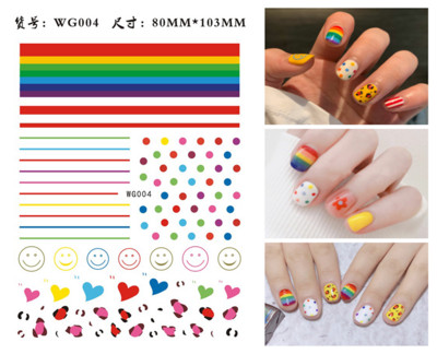 3D Starry Star Nail Art Naljepnica Alien Sun Flowers Feather Star Moon Savjeti za nokte Dekoracija Samoljepljive naljepnice za nokte Art naljepnice