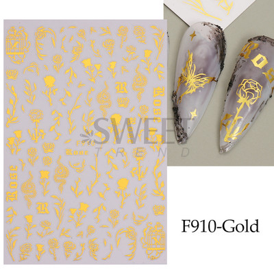 3D Witchy Naels Simples Leegid Täht Kuu Madu Kleebised Mustvalge Disain Joon Graffiti Nail Art Decor Kleebised Maniküür SAF