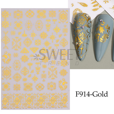 3D Witchy Naels Simples Leegid Täht Kuu Madu Kleebised Mustvalge Disain Joon Graffiti Nail Art Decor Kleebised Maniküür SAF