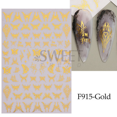 3D Witchy Naels Simples Leegid Täht Kuu Madu Kleebised Mustvalge Disain Joon Graffiti Nail Art Decor Kleebised Maniküür SAF