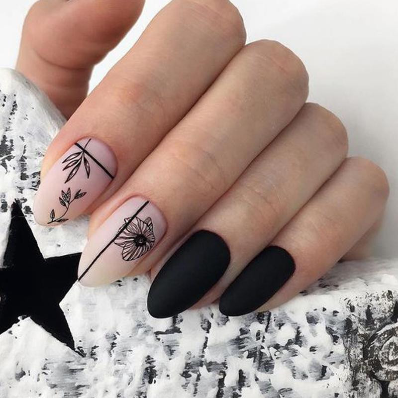 12 τμχ Αυτοκόλλητα Love Letter Slider για Νύχια Σέξι Κορίτσι Αυτοκόλλητο Μεταφοράς Νερού Αυτοκόλλητο Φύλλο λουλουδιών Μανικιούρ DIY Διακοσμητικό συμβουλή 1 τμχ