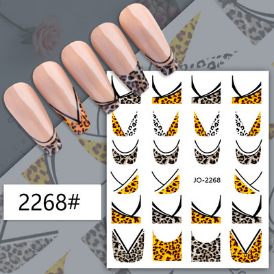 3D fekete-fehér betűs körömmatricák varázslat címkék manikűr barkács művészet szó graffiti absztrakt arc gél lakk körömdíszítés BEJO