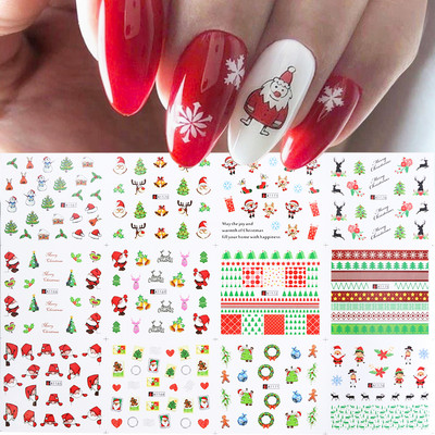 12 buc. Autocolante sexy pentru unghii cu leopard, zebră, tigru, piele de animale sălbatice, glisoare de apă pentru unghii, accesorii pentru manichiură Instrument BEBN1225-1584