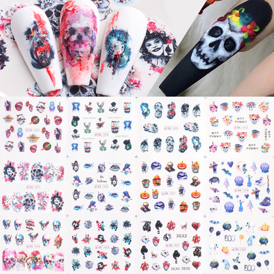 12 buc. Autocolante sexy pentru unghii cu leopard, zebră, tigru, piele de animale sălbatice, glisoare de apă pentru unghii, accesorii pentru manichiură Instrument BEBN1225-1584