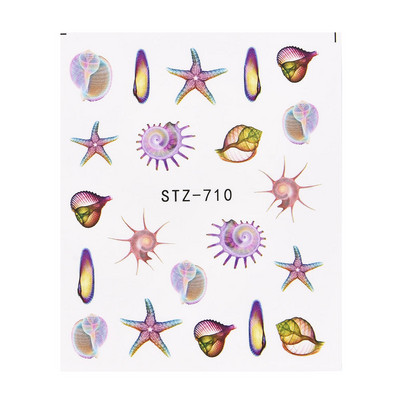 1 tk Lehtlill Must Roheline Komplekt Küünte kleebised Küünekaunistus Veeülekande libisemiskleebised maniküüri fooliumiotsikute jaoks