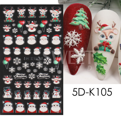 Őszi juhar köröm matrica 5D dombornyomott csúszka Aranylevelű sütőtök rózsa pillangós design körömdísz manikűr BE5DK178-180