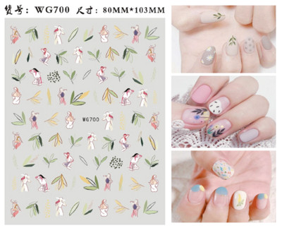 3D-pokker Disain Küünekunsti kleebised Mängukaardid Küüneliimiga kaunistused Labidad Punased Südamed Küünekleebised Armsad küünekujundused