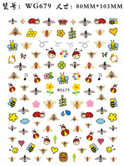 3D-pokker Disain Küünekunsti kleebised Mängukaardid Küüneliimiga kaunistused Labidad Punased Südamed Küünekleebised Armsad küünekujundused