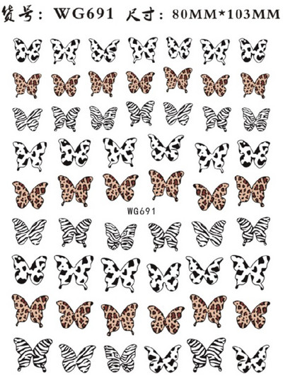 3D-pokker Disain Küünekunsti kleebised Mängukaardid Küüneliimiga kaunistused Labidad Punased Südamed Küünekleebised Armsad küünekujundused