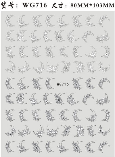 3D-pokker Disain Küünekunsti kleebised Mängukaardid Küüneliimiga kaunistused Labidad Punased Südamed Küünekleebised Armsad küünekujundused