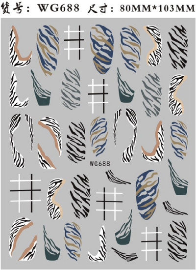 3D-pokker Disain Küünekunsti kleebised Mängukaardid Küüneliimiga kaunistused Labidad Punased Südamed Küünekleebised Armsad küünekujundused