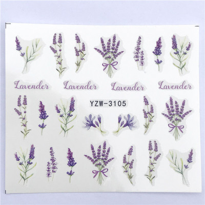 Αυτοκόλλητα μόδας για νύχια DIY Line Spider Angel Wing Star Sliders Διακόσμηση μανικιούρ Ακουαρέλα Αυτοκόλλητα νυχιών Decal Αξεσουάρ