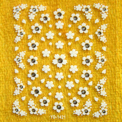 Αυτοκόλλητα νυχιών Sliders για νύχια για μανικιούρ ντεκόρ Σετ νυχιών Σχέδιο νυχιών Μαύρα λουλούδια Rhinestone Butterfly Αυτοκόλλητα