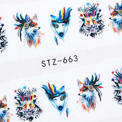 1 lehe gradient õitsemise flamingo liugur küünte kunsti kleebiste kleebiste kujundused veemärgi tätoveeringute kaunistamiseks LASTZ659-673